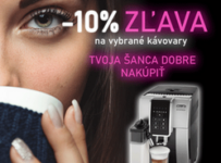 10% zľava na vybrané kávovary Delonghi