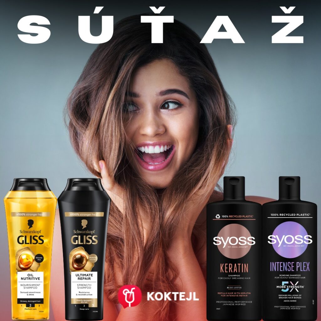 Súťaž o 5 balíčkov produktov značiek Gliss a Syoss od Schwarzkopf