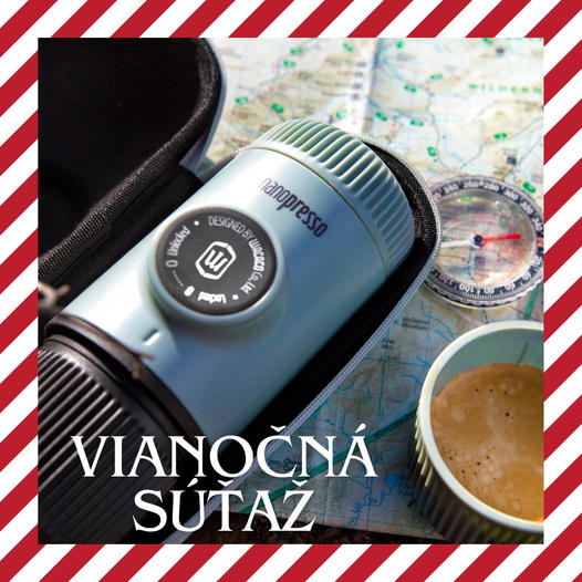 Súťaž o cestovný kávovar Wacaco Nanopresso v hodnote 89,90€