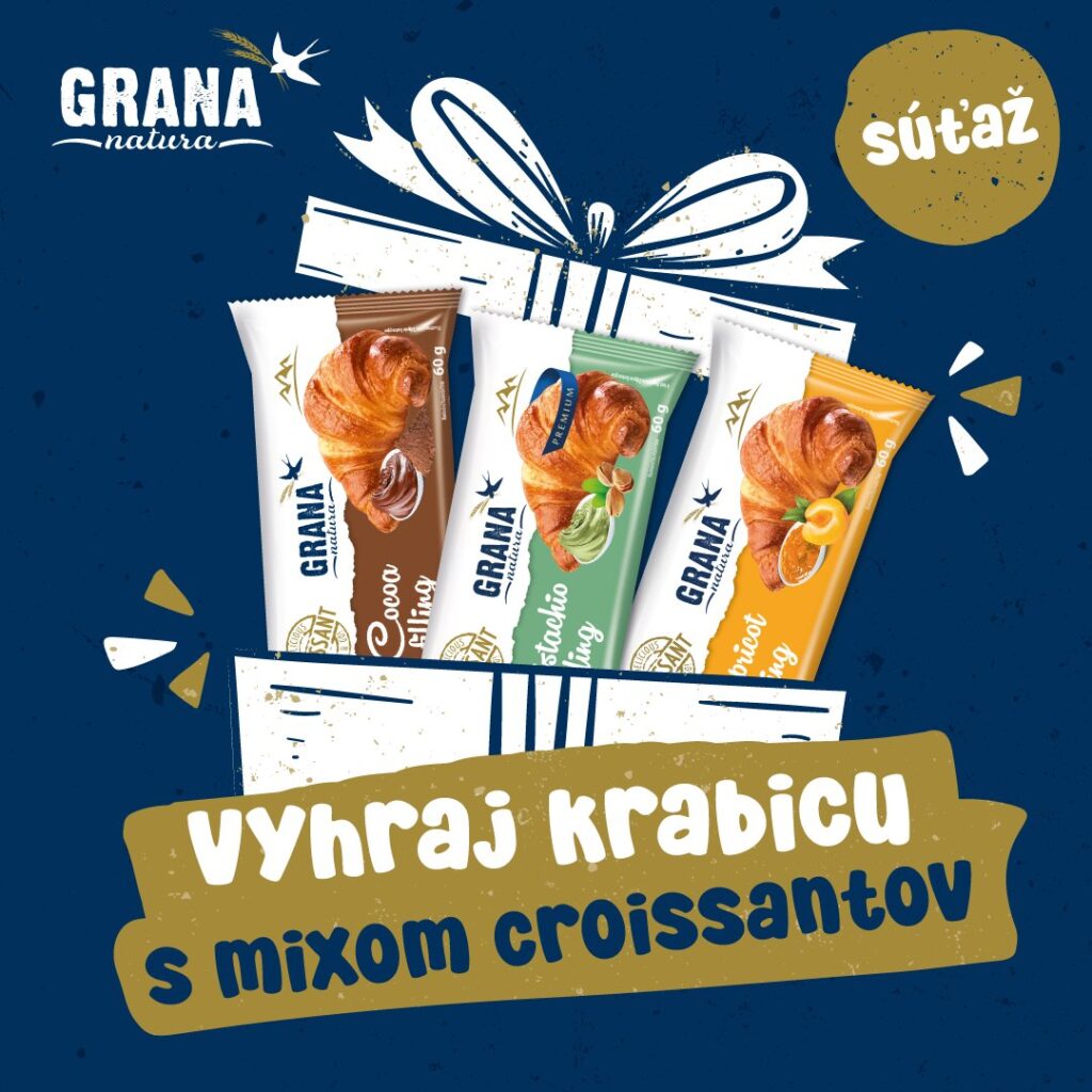 Súťaž o krabicu croissantov GRANA natura