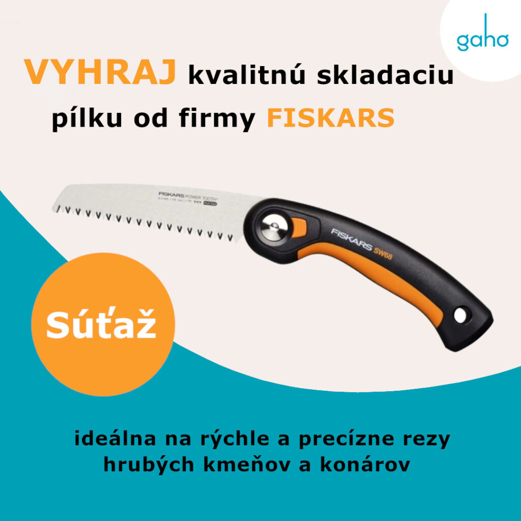 Súťaž o kvalitnú skladaciu pílku od firmy FISKARS