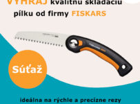 Súťaž o kvalitnú skladaciu pílku od firmy FISKARS