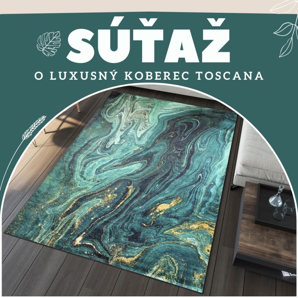 Súťaž o luxusný koberec Toscana