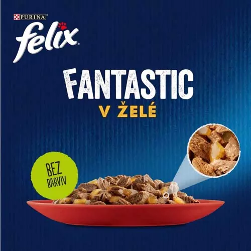 Súťaž o škatuľu plnú mačacích kapsičiek FELIX Fantastic Multipack 80x85g