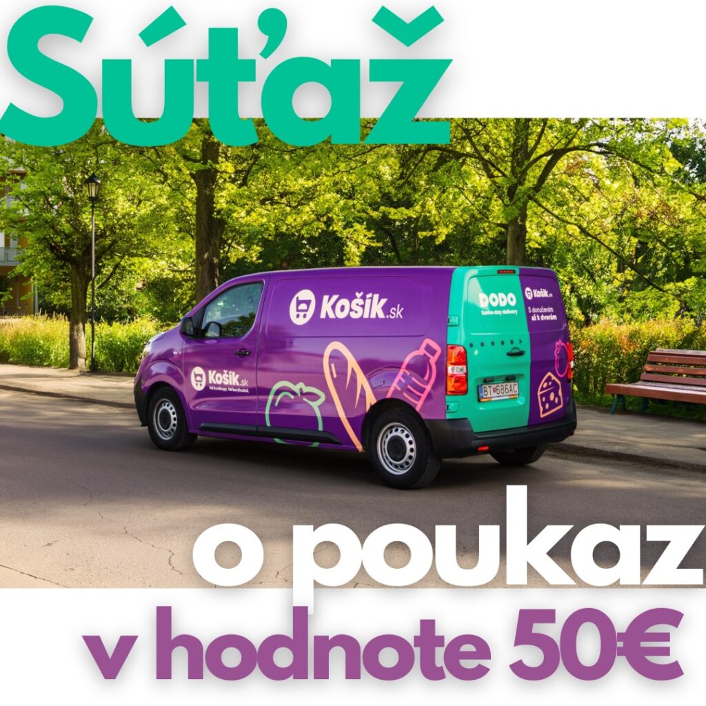 Súťaž s kosik.sk o poukaz v hodnote 50€