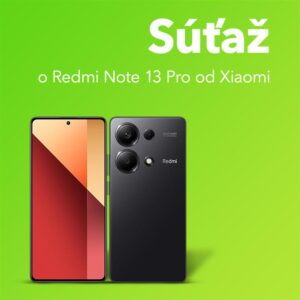 Vyhrajte nový Xiaomi Redmi Note 13 Pro