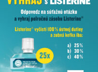 Vyhrajte polročnú zásobu Listerine®