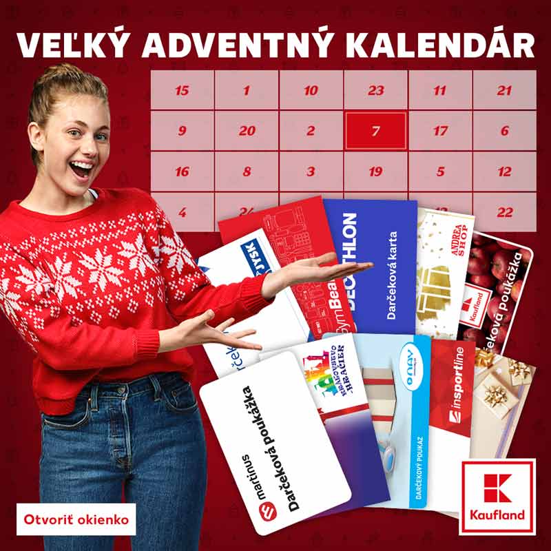 Adventný kalendár Kaufland 2024