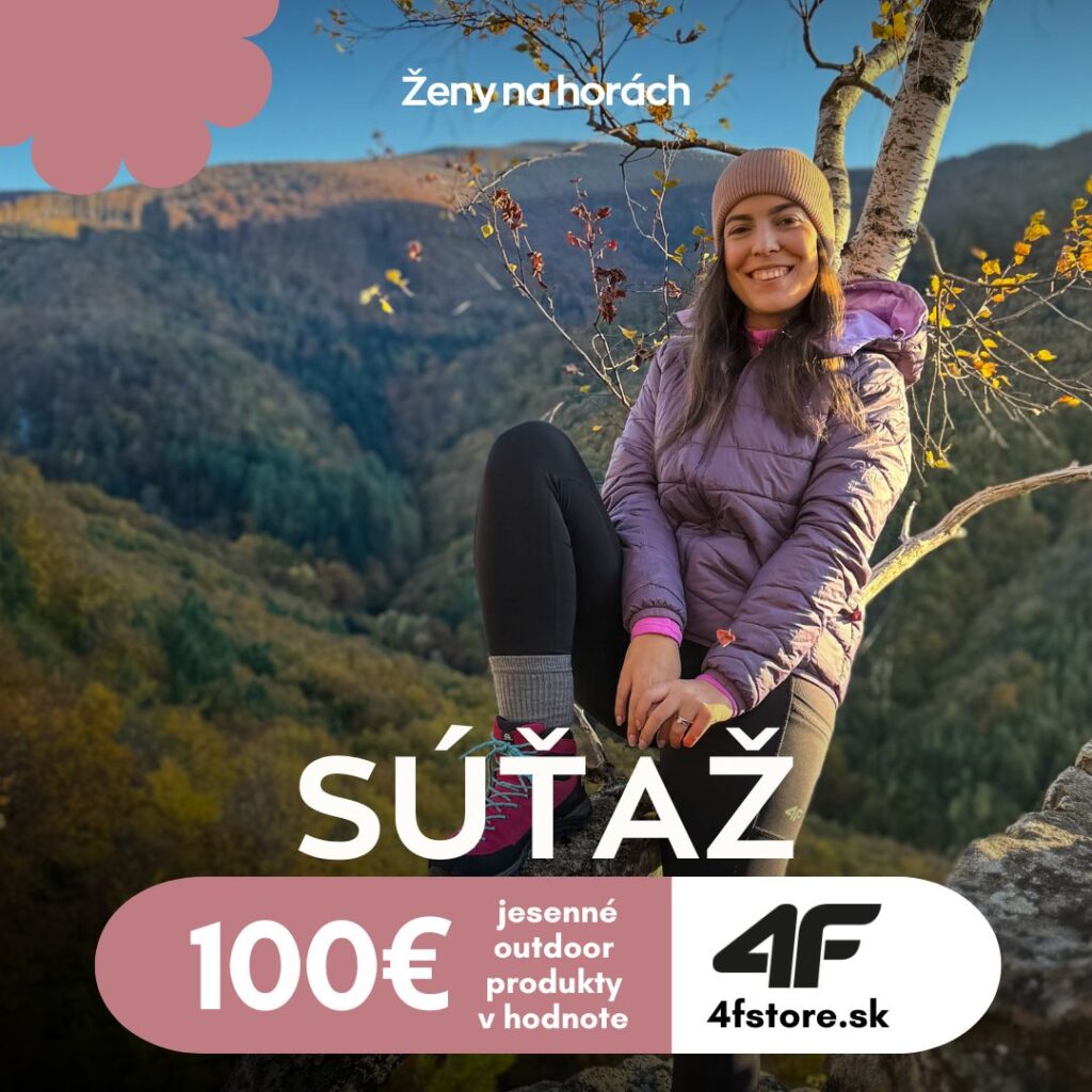 Súťaž o 100€ poukážku na outdoor kolekciu značky 4F