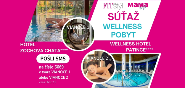 Vianočná SMS súťaž – Vyhrajte exkluzívne wellness pobyty